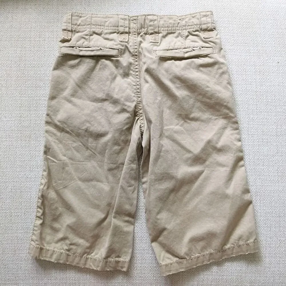 Mini Boden khaki chino shorts boys size 8Y
